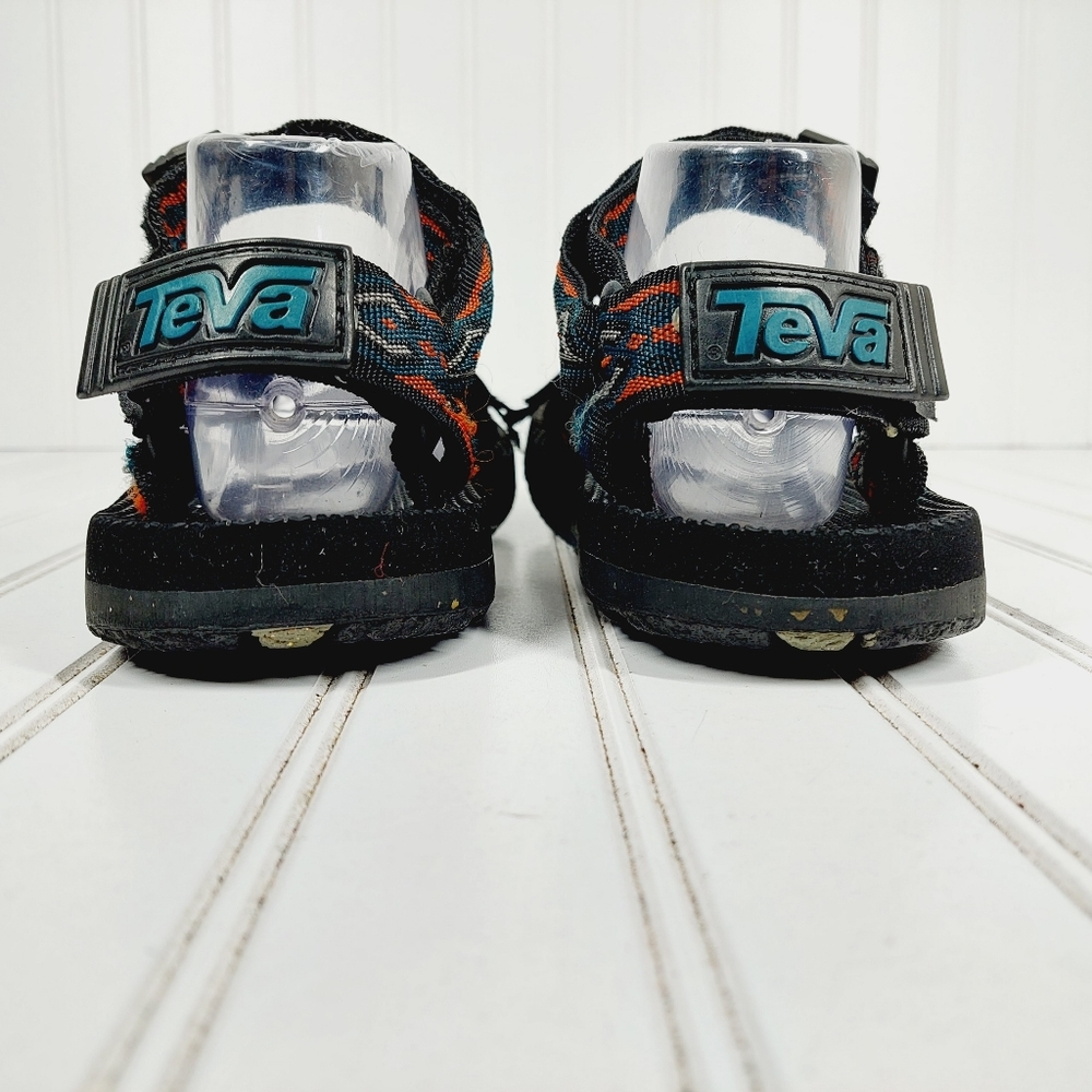 Teva Hurricane XLT2 Black Blue Slip On Comfy Flt Hiking Summer Sandals I633 - Picture 7 of 11